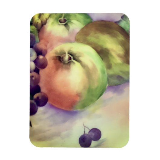Appels Druiven Peren Geïnspireerd - Fruit Oogst Magneet (Verticaal)