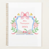 Appels en boekenschool Crest | onderwijzer Planner (Voorkant)