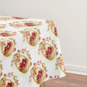 Appels en harten tafelkleed (Voorbeeld)