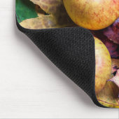 Appels en herfstbladeren muismat (Hoek)