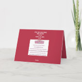 Appels en honing Rosh Hashanah ראש השנה Bedankkaart (Achterkant)