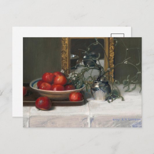 Appels en maretak | Lucie R. A. Laridon Briefkaart (Voorkant / Achterkant)