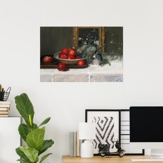 Appels en maretak | Lucie R. A. Laridon Poster (Thuiskantoor)