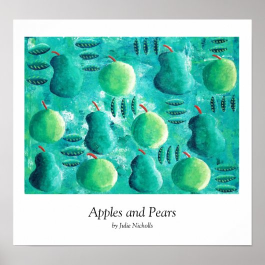 Appels en peren poster (Voorkant)
