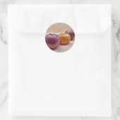 Appels en pompoen Afbeelding Sticker (Tas)