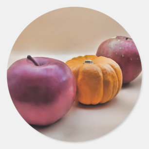 Appels en pompoen Afbeelding Sticker