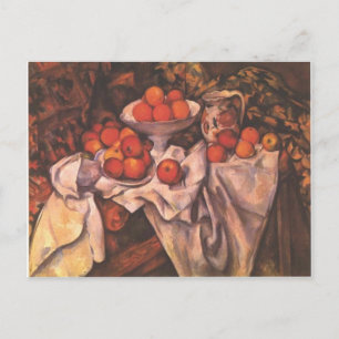 Appels en Sinaasappels van Paul Cezanne (1839-1906 Briefkaart