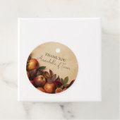 Appels en Vijgen Rustige Herfst Aangepaste Naam Bedankjes Labels (In situ)