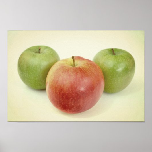 Appels Fruit Foto Poster (Voorkant)