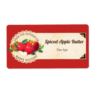 appels fruit home inblikken label