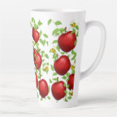 appels Fruit patroon  Latte Mok (Rechts)