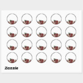 Appels & gecontroleerde rand blanco Stickers (Vel)