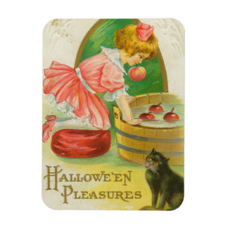 Appels happen Vintage Halloween kaart, 1911 Magneet