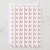 Appels Harten Confetti Herfst Baby Shower Kaart (Achterkant)