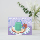 Appels & Honing Rosh Hashanah Kaart (Staand voorkant)