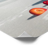 Appels in de sneeuw poster (Hoek)