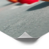 Appels in de sneeuw poster (Hoek)