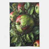Appels in de tuin theedoek (Verticaal)