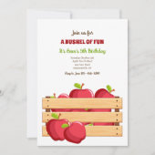 Appels in een krat kaart (Voorkant)