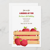 Appels in een krat kaart (Voorkant / Achterkant)