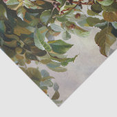 Appels in een mandje Stilleven Schilderij Decoupag Tissuepapier (Detail)