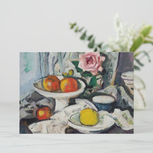 Appels in een witte fruitschaal | George Leslie Hu (Staand voorkant)