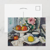 Appels in een witte fruitschaal | George Leslie Hu Briefkaart (Voorkant / Achterkant)