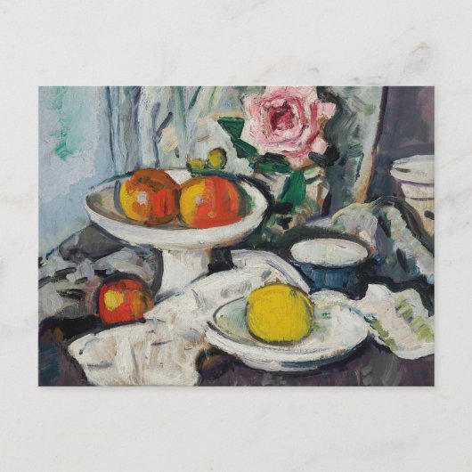 Appels in een witte fruitschaal | George Leslie Hu Briefkaart (Voorkant)