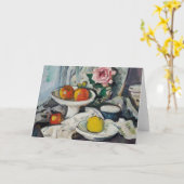 Appels in een witte fruitschaal | George Leslie Hu Kaart (Gele Bloem)