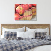 appels in schepelmanden canvas afdruk (Insitu (Slaapkamer))