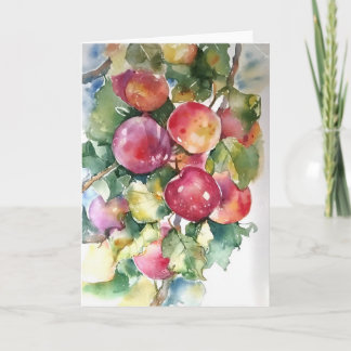 Appels in Waterverven Kaart