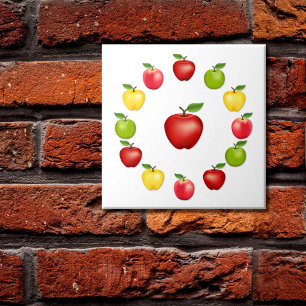 Appels Keramische Tegels Tegeltje