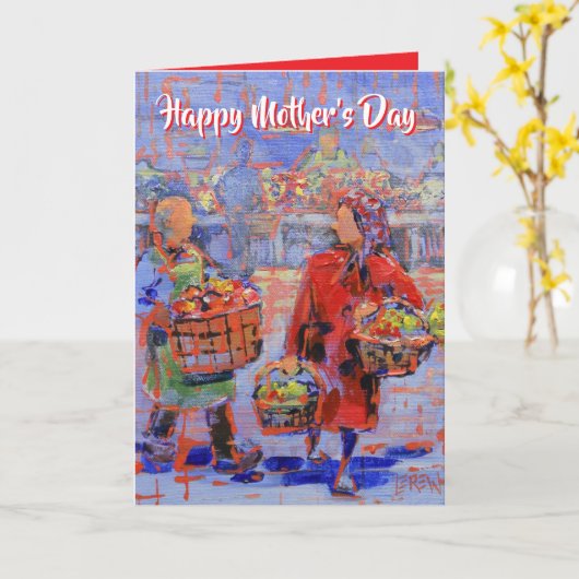 Appels kopen voor taart #130107 Moederdag Kaart (Gele Bloem)