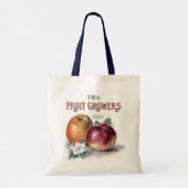  appels met bloemen de fruittelers tote bag (Achterkant)