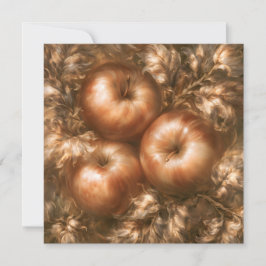Appels oogsten feestdagenkaart