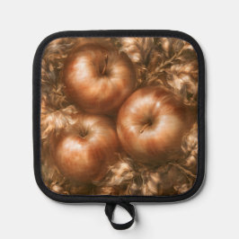 Appels oogsten pannenlap