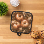 Appels oogsten pannenlap (Top down)