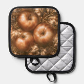 Appels oogsten pannenlap (Voorkant / Achterkant)
