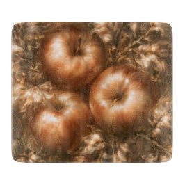 Appels oogsten snijplank