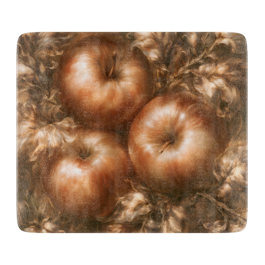 Appels oogsten snijplank (Voorkant)