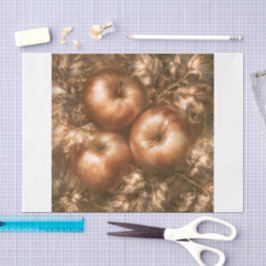 Appels oogsten tissuepapier