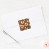 Appels oogsten vierkante sticker (Envelop)