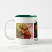 Appels op de Fotografie van de Boom van de Natuur  Tweekleurige Koffiemok (Links)