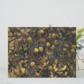 Appels op de takken van bomen (door Serebriakova) Kaart (Staand voorkant)