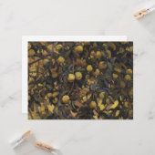 Appels op de takken van bomen (door Serebriakova) Kaart (Voorkant / Achterkant in situ)