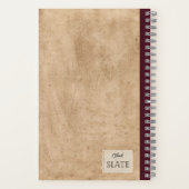 appels op een Twig gepersonaliseerde compositie Notitieboek (Achterkant)