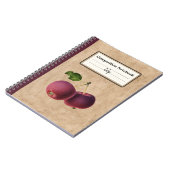  appels op een Twig gepersonaliseerde compositie Notitieboek (Linkerzijde)