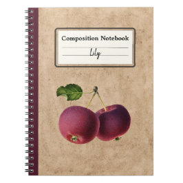  appels op een Twig gepersonaliseerde compositie Notitieboek