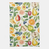 Appels Peren Blauwe bessen Sinaasappels Citroen Li Theedoek (Verticaal)