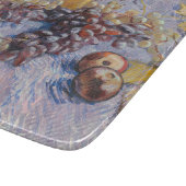 Appels, peren, citroenen en druiven |  kunstwerk snijplank (Hoek)